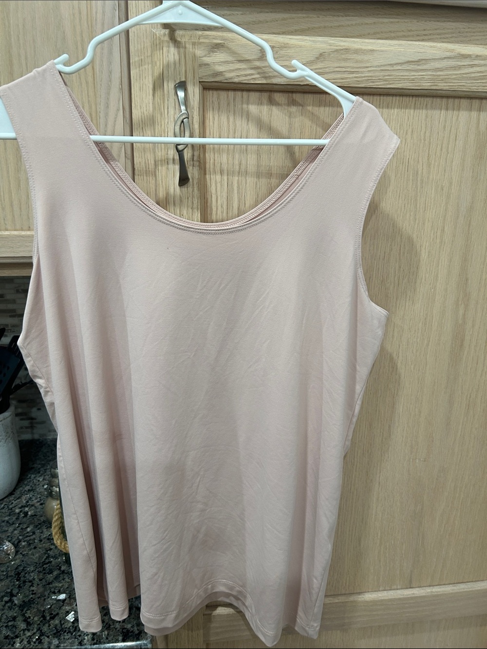 Chico's Sleeveless Scoop Neck Tank Top - Blush Pink